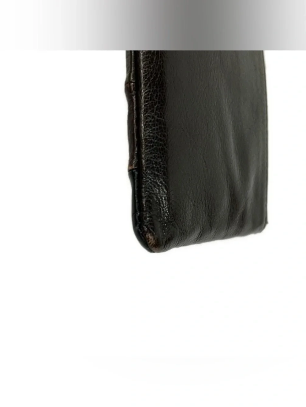 Vintage Céline Patchwork Leather Zip Pouch - Tricolor with Padlock